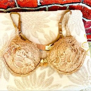 Gold Label Tan Lace Victoria’s Secret Bra